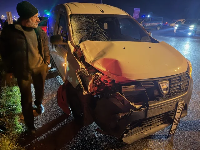 Düzce'de panelvan kazası öldürücü sonuçlandı yaşlı kadın hayatını kaybetti