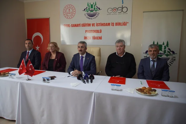 Meslek lisesi öğrencilerine Edirne'de geleceğe kapı açan staj fırsatı