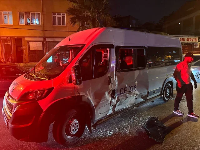 Ataşehir'deki motosiklet kazası endişe yarattı