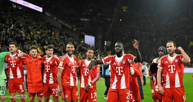 Bundesliga'da Bayern Münih, Borussia Dortmund'u 3-2 mağlup etti