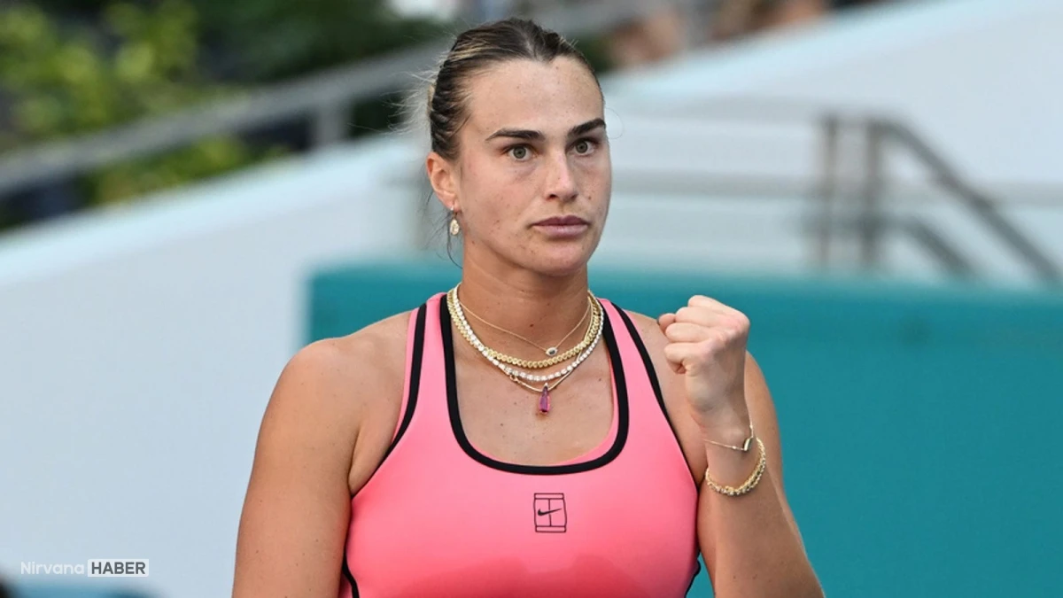 Aryna Sabalenka, Miami Açık'ta üst üste ikinci kez şampiyon oldu