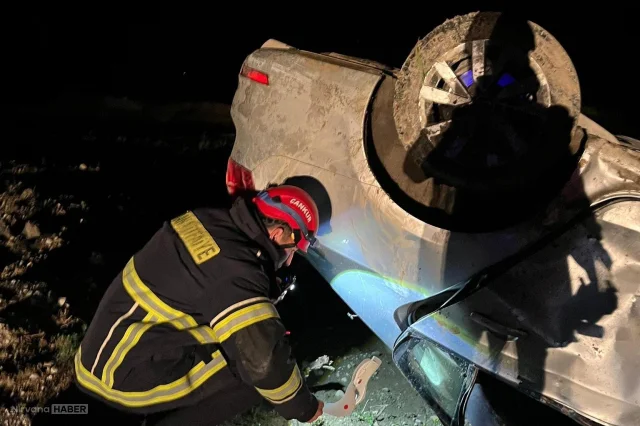 Osmaniye'de otomobil takla attı: 1 kişi hayatını kaybetti