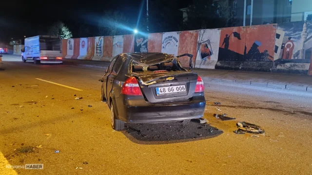 Bingöl-Elazığ karayolunda korkutan kaza: Otomobil takla attı