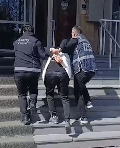 Kayseri'de cinsel istismar hükümlüsü saklanırken yakalandı