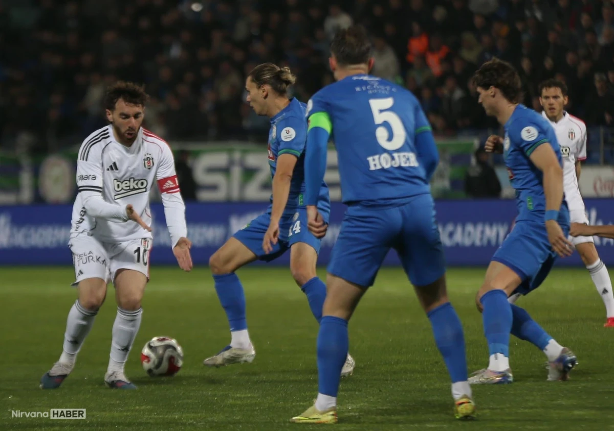 Beşiktaş sezonun son maçında Çaykur Rizespor'la 2-2 berabere kaldı
