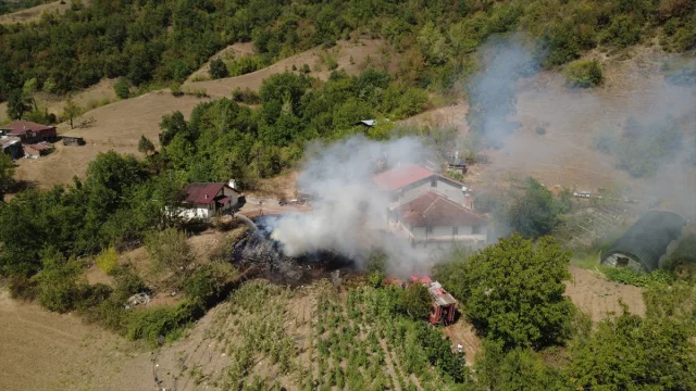 Safranbolu'da Korkutan Yangın: Ormanda Büyüyen Alevler Kontrol Altında