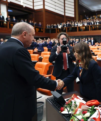 Erdoğan'ın Yeni Yasama Yılı Açılışındaki Görüşmeleri Gündem Oldu