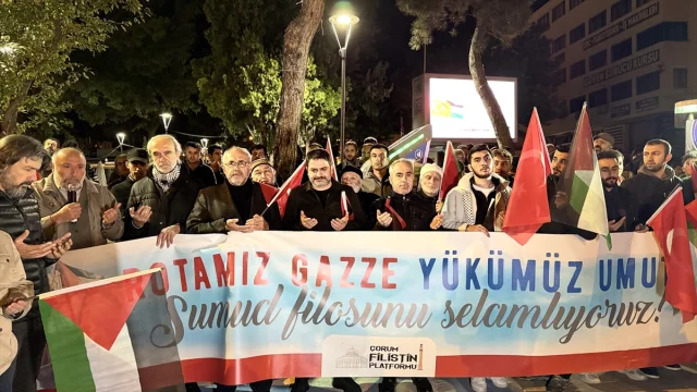 Samsun ve Çorum'dan İsrail'e Büyük Tepki