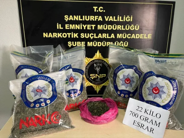 Şanlıurfa'da Büyük Uyuşturucu Operasyonu Detaylarıyla Ortaya Çıktı