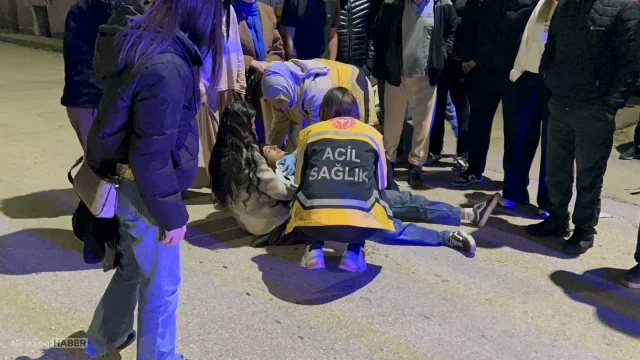 Bursa'da motosiklet kazası sonrası sürücü yaralı