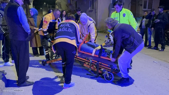 Bursa'da motosiklet kazası sonrası sürücü yaralı