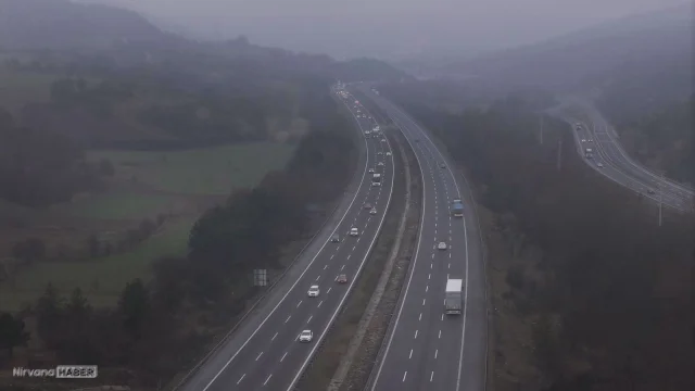 Bayram tatili kısa olunca yollar rahatladı: Bolu geçişinde yoğunluk yaşanmadı