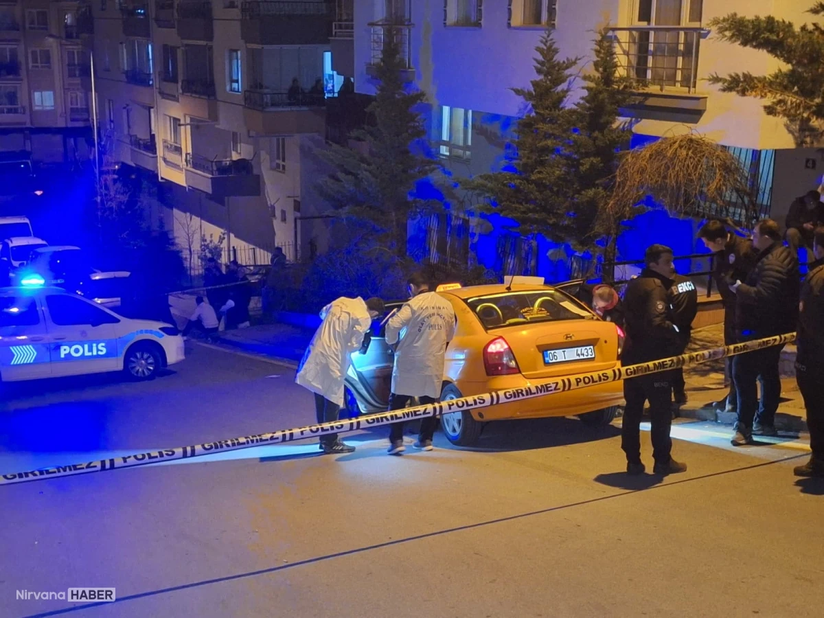 Ankara'da takside tartışma çıktı arkadaşını tabanca ile vurdu