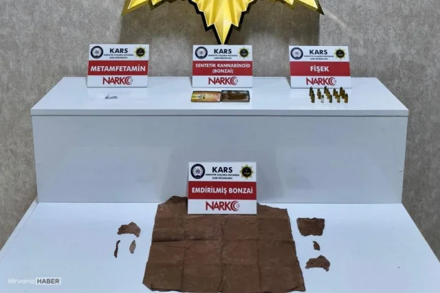 Kars'ta uyuşturucu operasyonunda yakalanan 4 kişi tutuklandı
