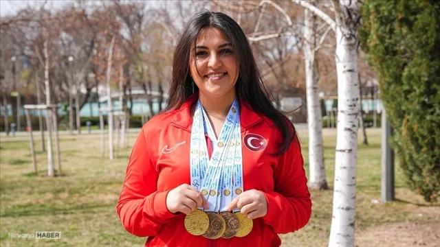 Şevval İlayda Tarhan Avrupa’da kürsüyü kıl payı kaçırdı