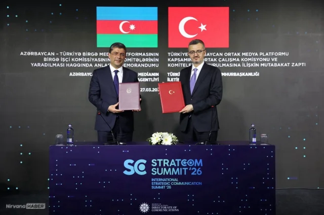 Türkiye ile Azerbaycan arasında medya iş birliği anlaşması