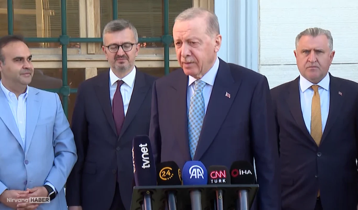 Bayram namazı sonrasında Cumhurbaşkanı Erdoğan'dan açıklamalar