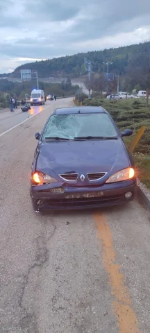 Safranbolu'da feci motosiklet kazası: Otomobil ile çarpıştı