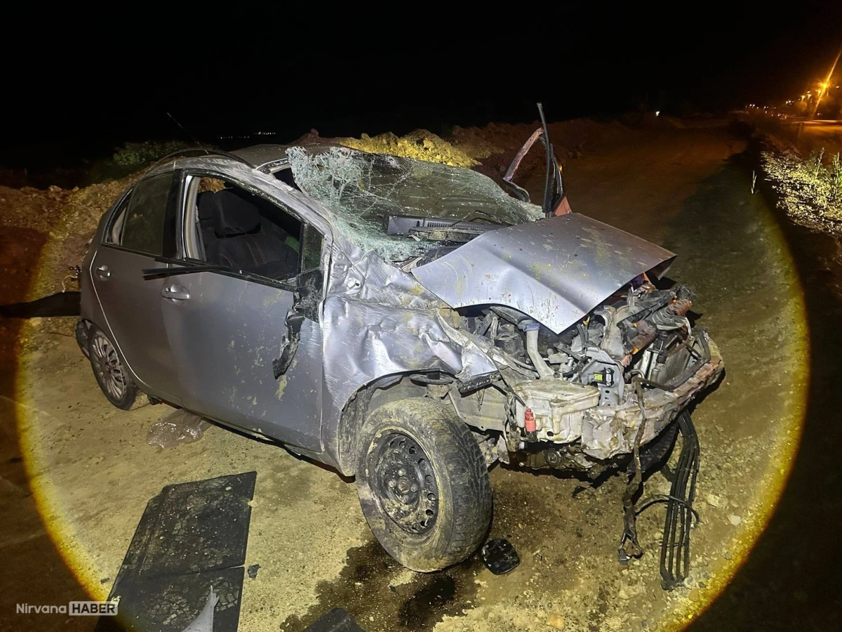 Edirne'de otomobil takla attı: 2 kişi yaralandı
