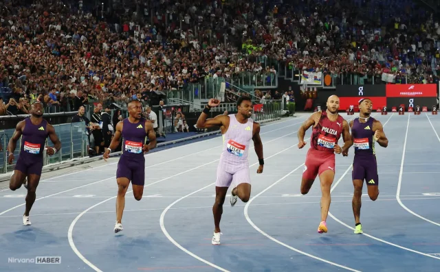 Roma Elmas Lig yarışlarında Noah Lyles ve Julien Alfred piste damga vurdu