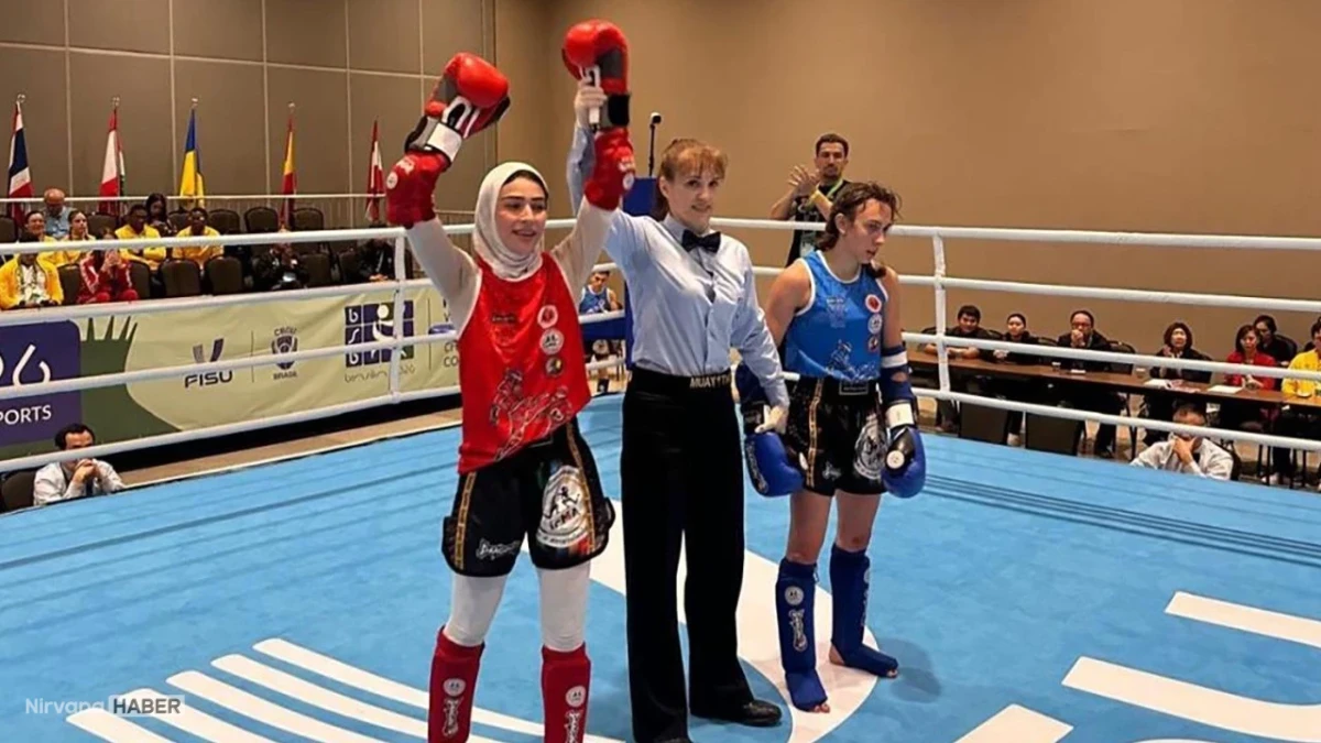 Bitlisli sporcu Özlem Melek Korkmaz Dünya Muaythai Şampiyonu oldu