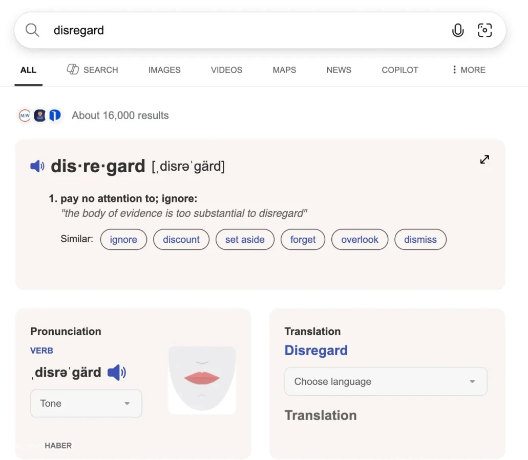 Google AI Bakışları'nda "Disregard" hatası: Kelimeyi komut sandı!