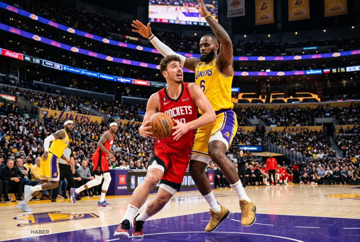 Alperen Şengün devleşti ancak Lebron James durdurulamadı: Lakers’tan inanılmaz geri dönüş