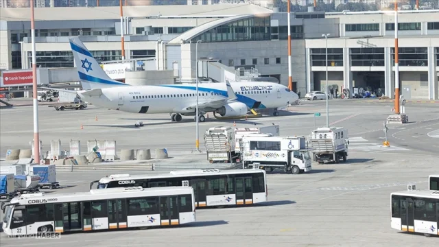İsrail Ben Gurion Havalimanı'nda uçuş kotası kargaşası