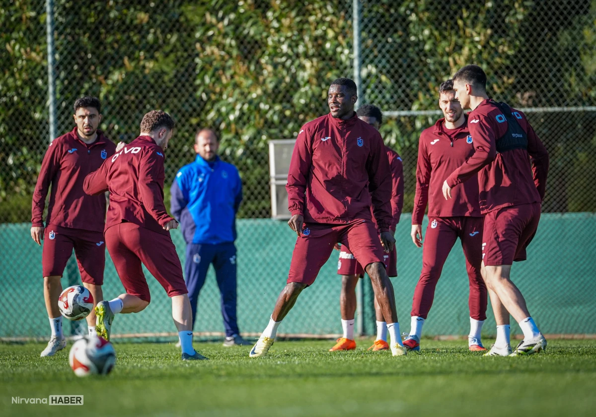 Trabzonspor, TÜMOSAN Konyaspor maçının hazırlıklarını sürdürdü