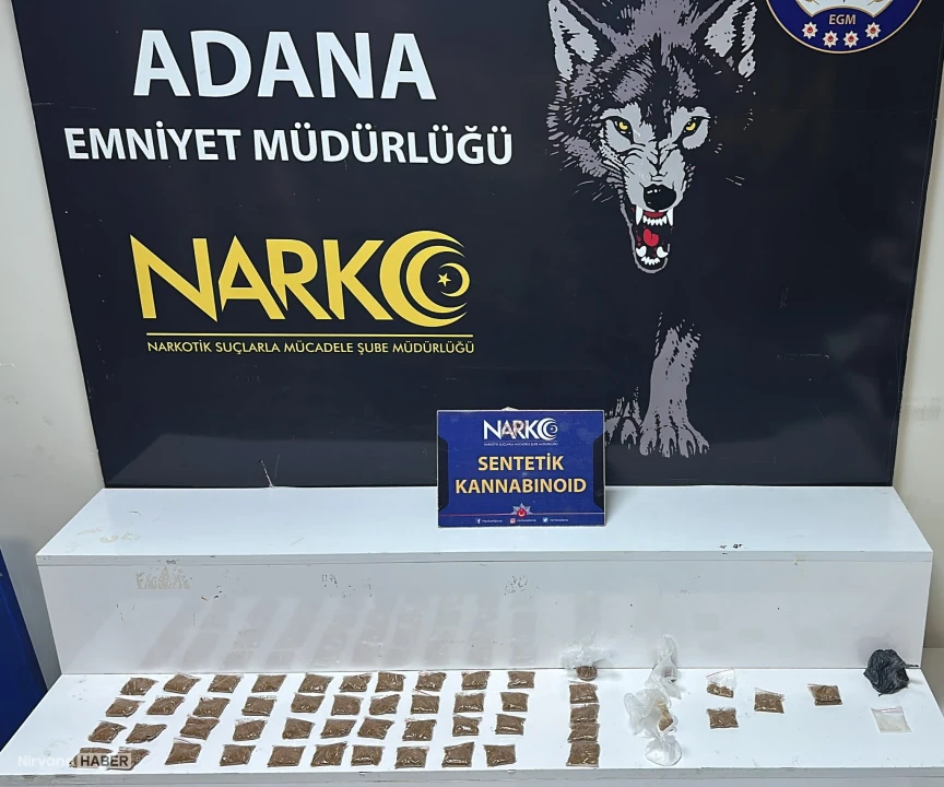 Adana'da uyuşturucu operasyonunda yakalanan 4 şüpheli tutuklandı