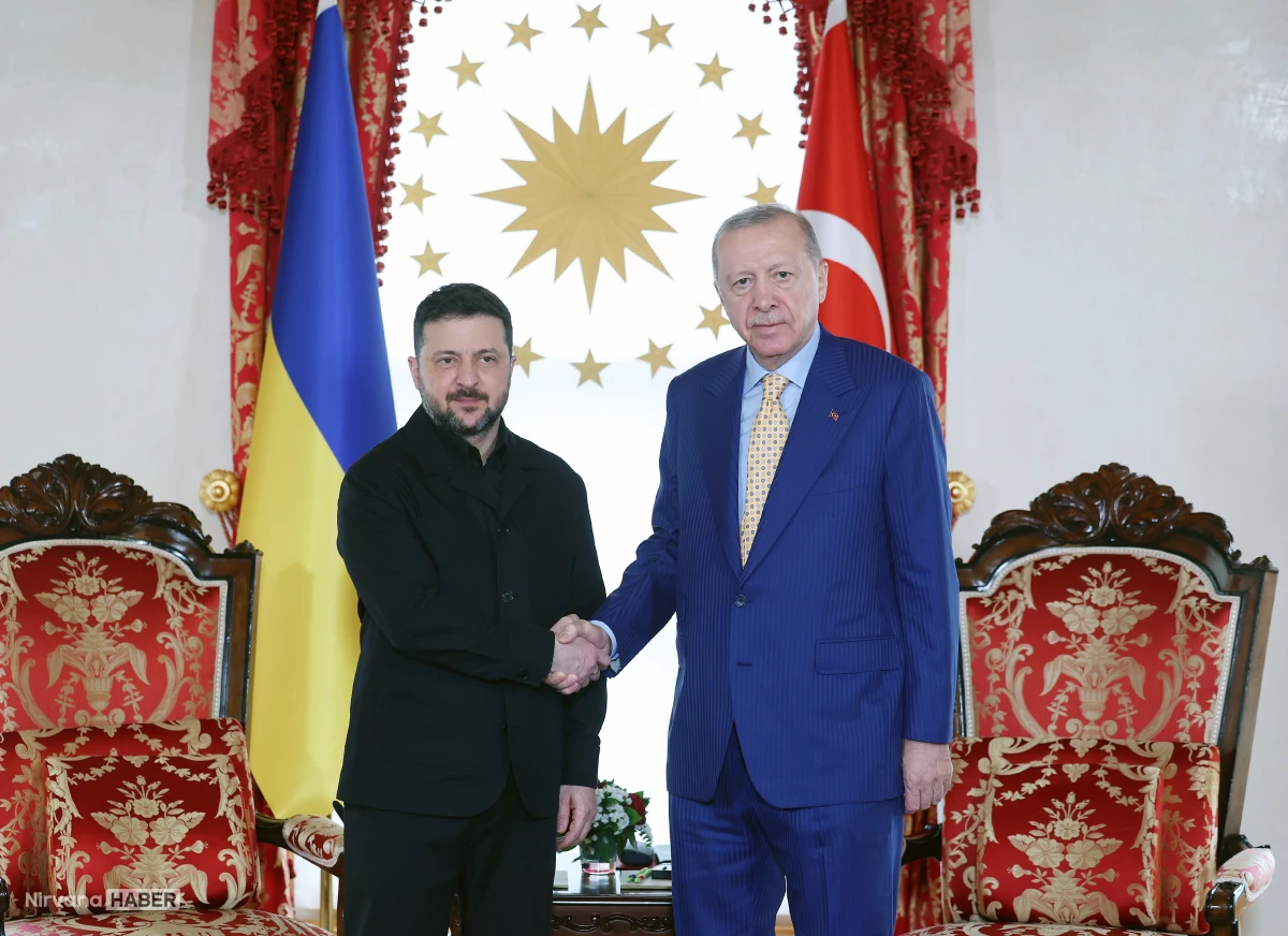 Cumhurbaşkanı Erdoğan ve Volodimir Zelenski'nin İstanbul'daki görüşmesi sona erdi