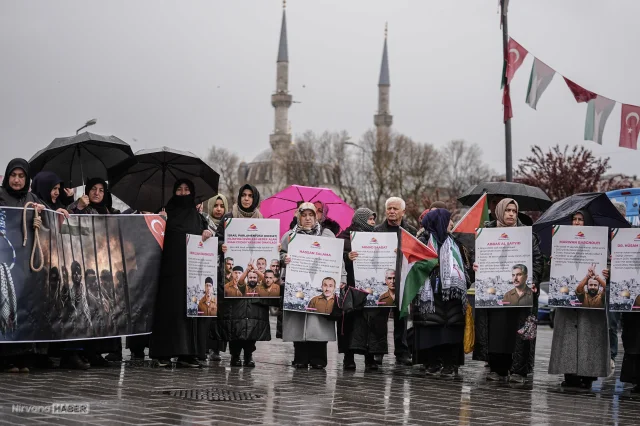 Üsküdar'da İsrail'in 'idam yasası' protesto edildi