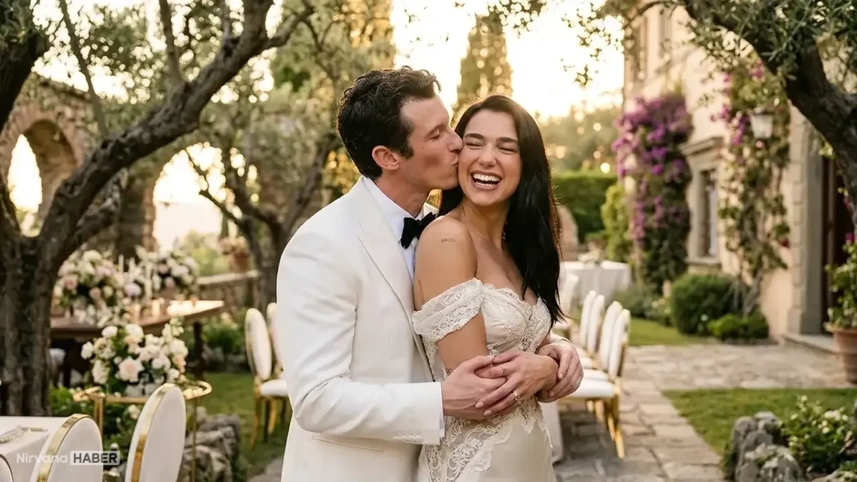 Dünyaca ünlü şarkıcı Dua Lipa ve oyuncu Callum Turner evlendi