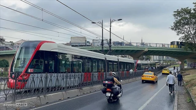 Kabataş-Bağcılar Tramvay Hattı'nda bir bölümünde seferler yapılamıyor