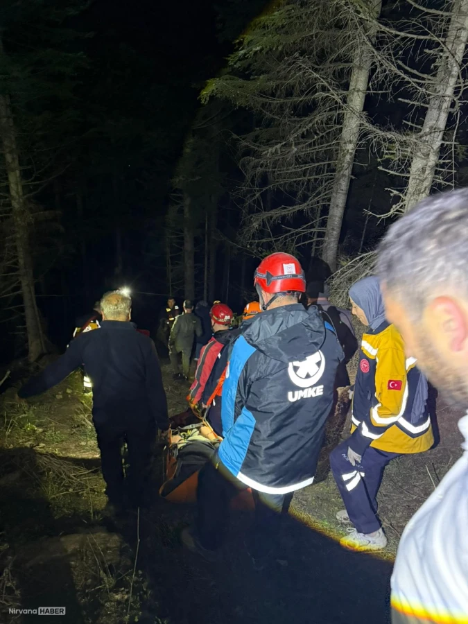 Kastamonu’da korku dolu anlar: Uçurumdan düşen genç kurtarıldı
