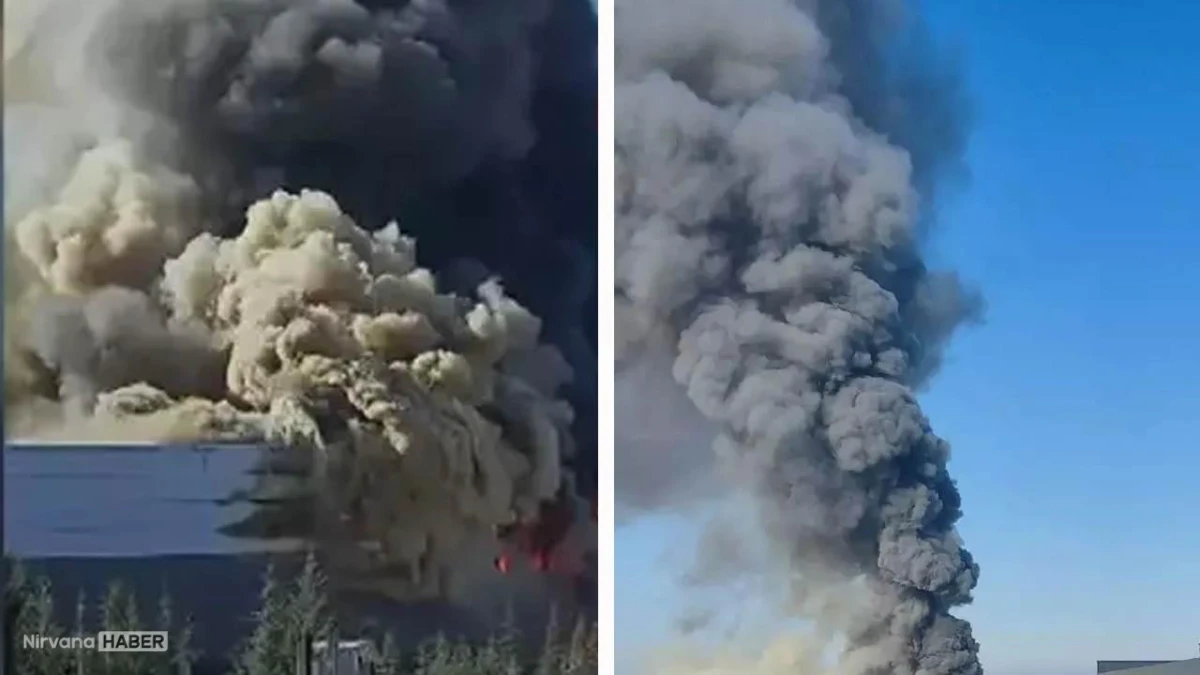 Ankara dumanlara boğuldu: OSB'de korkutan yangın