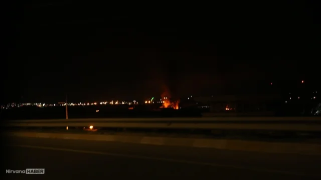 Erbil'de düşürülen İHA parçaları yerleşim yerine düştü