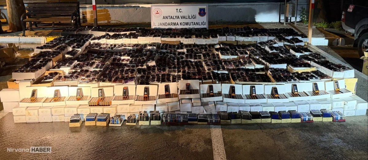 Antalya'da kaçakçılık operasyonunda 1 kişi yakalandı