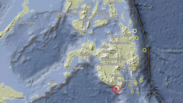 Filipinler’in Mindanao bölgesinde 8.2 büyüklüğünde şiddetli deprem meydana geldi