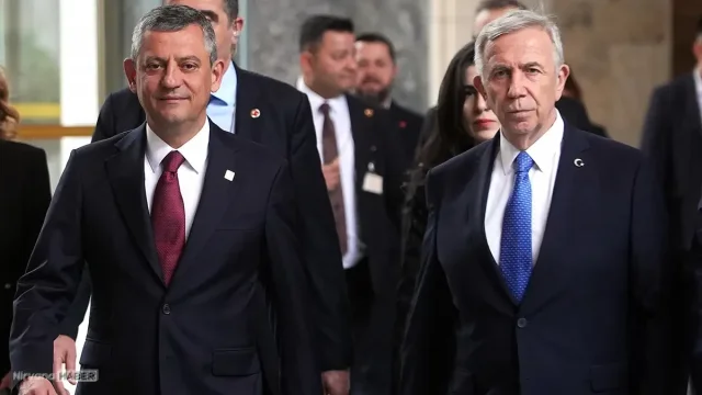 Özgür Özel, TBMM'de Ankara Büyükşehir Belediye Başkanı Yavaş ile görüştü