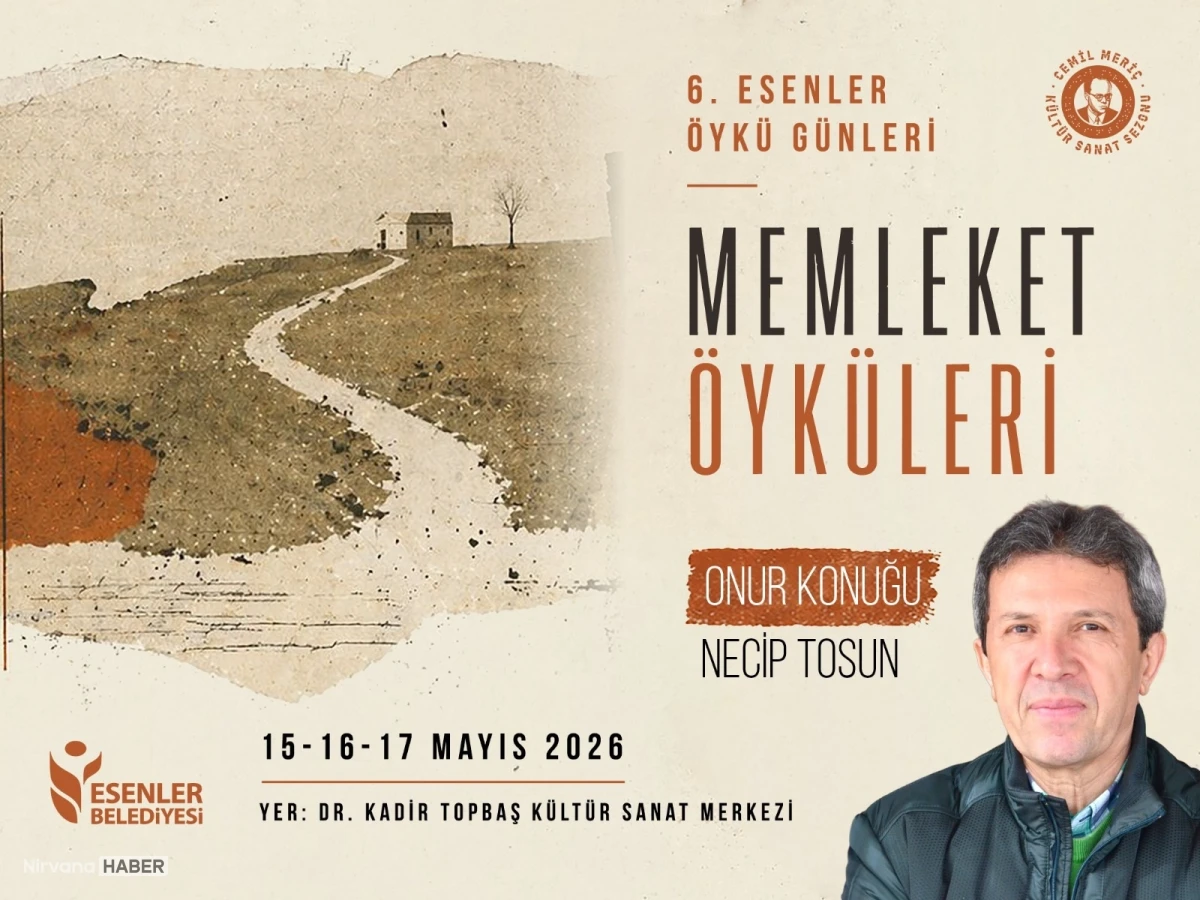 Sürpriz onur konuğuyla 6’ncı Esenler Öykü Günleri başlıyor!