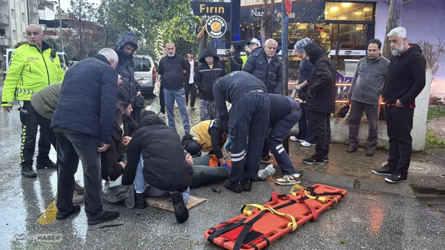 Aydın’da feci kaza: Dönüş yapan otomobil motosiklete çarptı