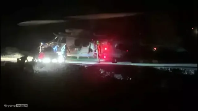 Kahramanmaraş'ta yaralanan dağcı, askeri helikopterle kurtarıldı
