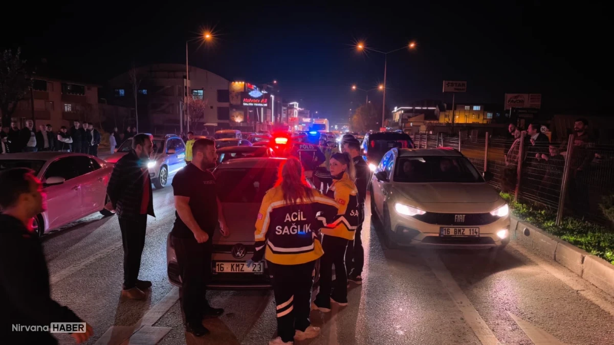Bursa’da zincirleme kaza: Yaralılar ekiplere zor anlar yaşattı