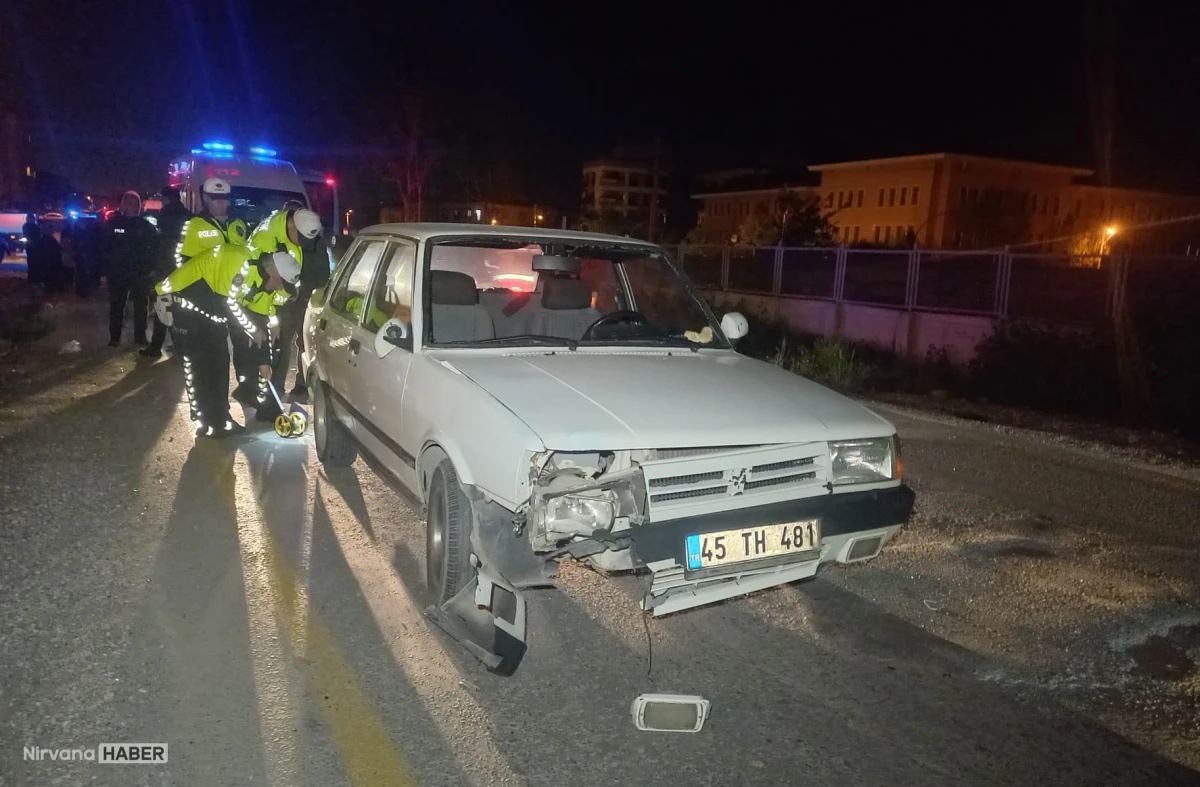 Manisa'da otomobilin çarptığı yaya hayatını kaybetti