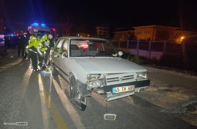Manisa'da otomobilin çarptığı yaya hayatını kaybetti