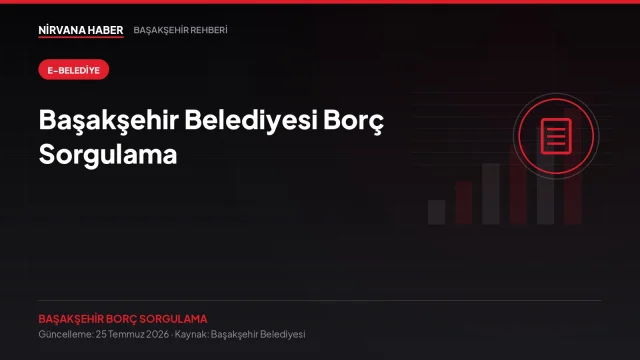 Başakşehir Belediyesi Borç Sorgulama: Hangi Kalemden Ne Kadar?