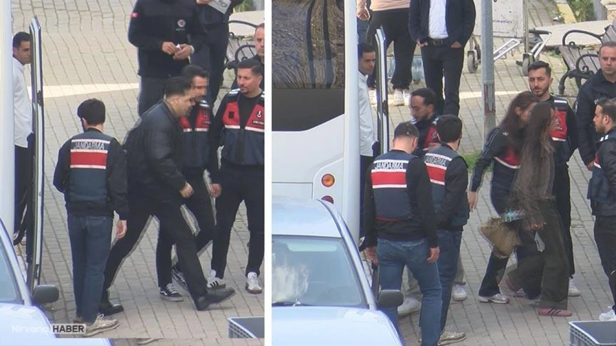 Gözaltına alınan ünlülerin görüntüleri ortaya çıktı!