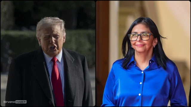 Venezuela lideri Rodriguez'den Trump'a teşekkür