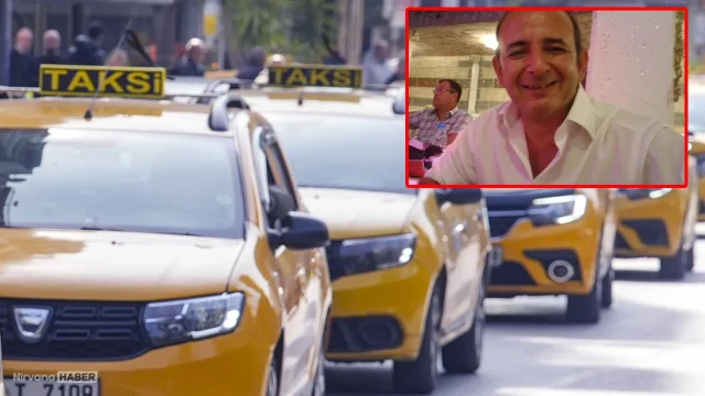 İzmir'de katledilen taksici için meslektaşlarından konvoylu tepki!